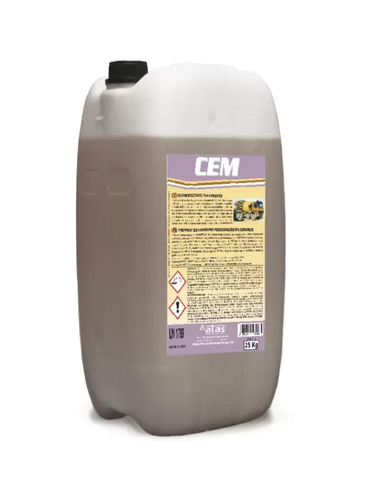 Detergent indepartare ciment – Solutie profesionala pentru utilaje si suprafete, bidon 25 kg