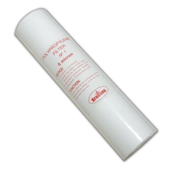 Cartus 10 5 microni – Filtru sedimente polipropilena, debit 3.5 mc/h