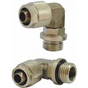 Conector push-on cot 1/4 – 8x6 pentru aer, 0–15 bari