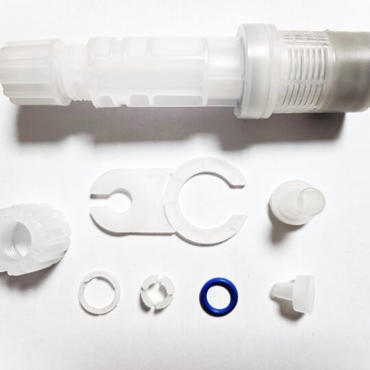 Filtru Sorb pompa dozatoare Etatron PVDF-TFE/P – Conexiuni 3/8"–1/2" pentru aspiratie sigura