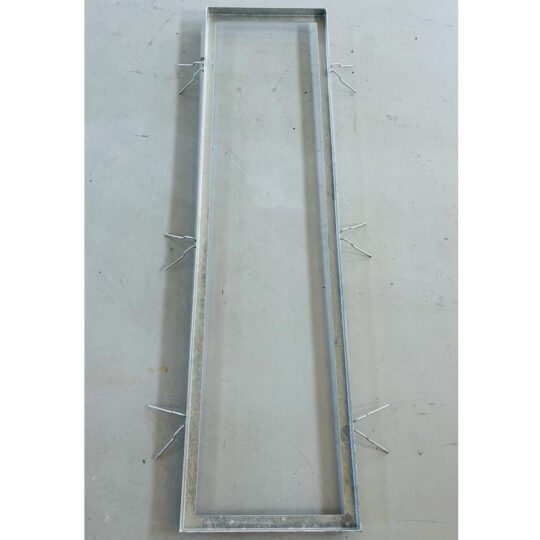 Rama gratar cornier – structura 40x40x3, dimensiuni 2000x500 mm pentru rigole si drenaj